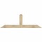Ekena Millwork Portland Rough Sawn Timber Gable Bracket, Douglas Fir, 84"W x 28"H x 4"D x 6"F, 8/12 Pitch GBW084X28X0406POR00RDF - alternate 1